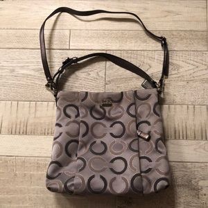 Grey coach bag